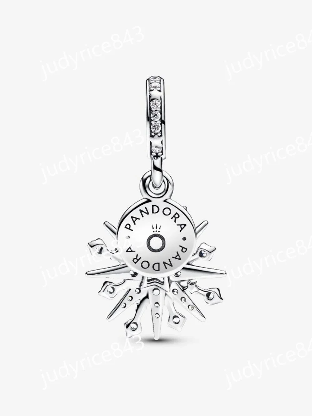 Pandora Sparkling Firework Double Dangle Charm